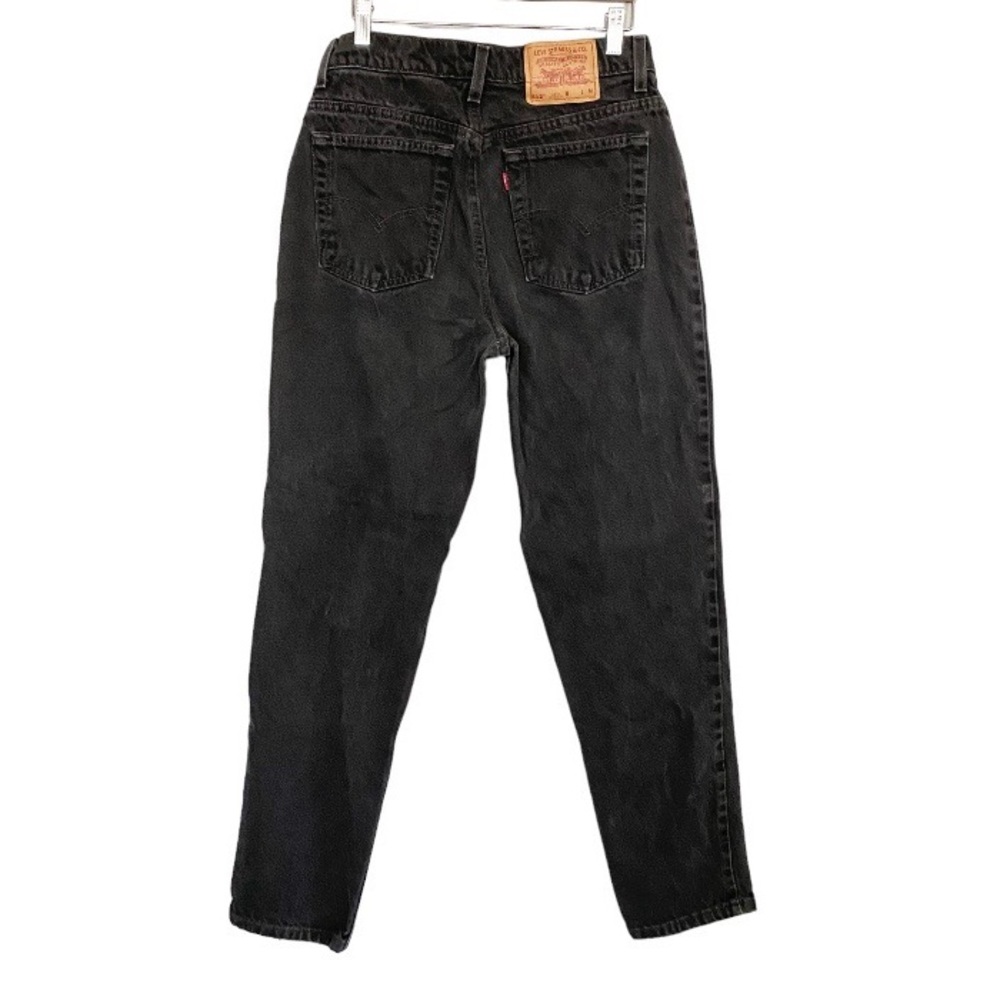 Vintage 90s Levi’s Black Denim Jeans Tapered Leg High Waisted 512 size 12